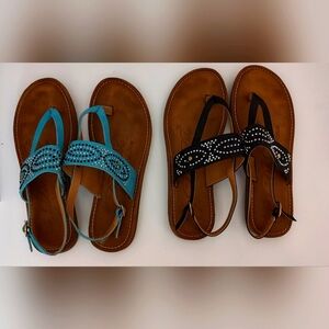 DB DK Fashion Women's Sandals Two Pairs